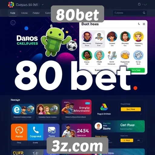 Interface e usabilidade do site 80bet